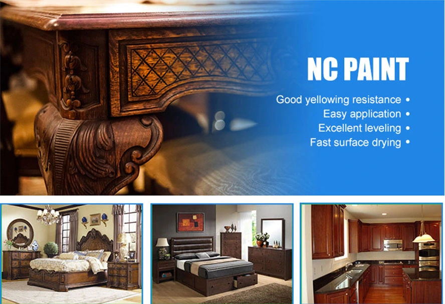 Nc Anti-Scratch Fast Dry Odorless Lacquer Paint for Wood Door Furniture