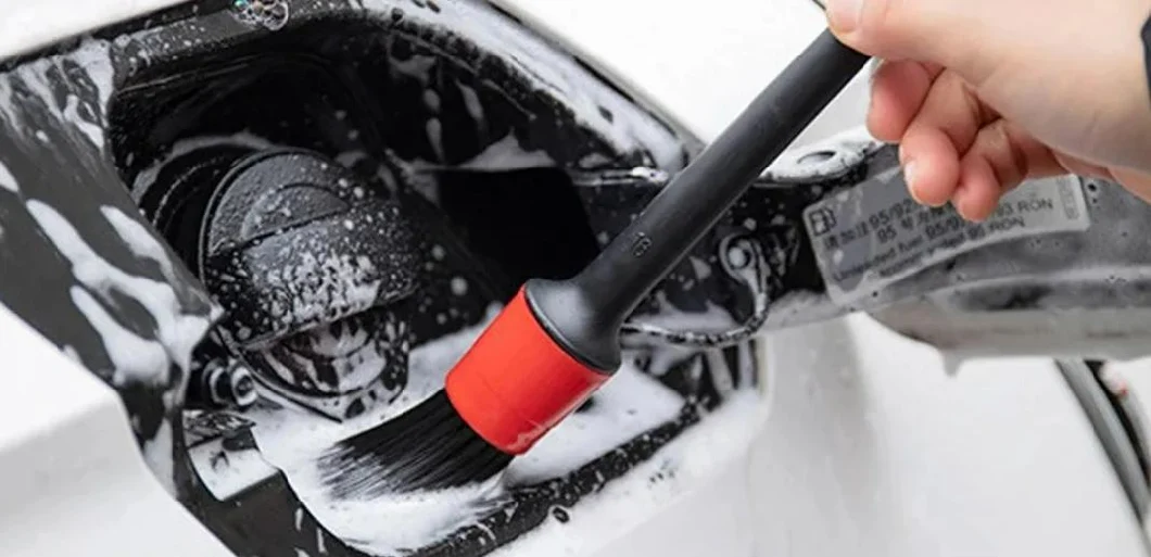 Natural Boar Hair Car Cleaner Detailing Brush Supplies Interior Cleaning Brush Set