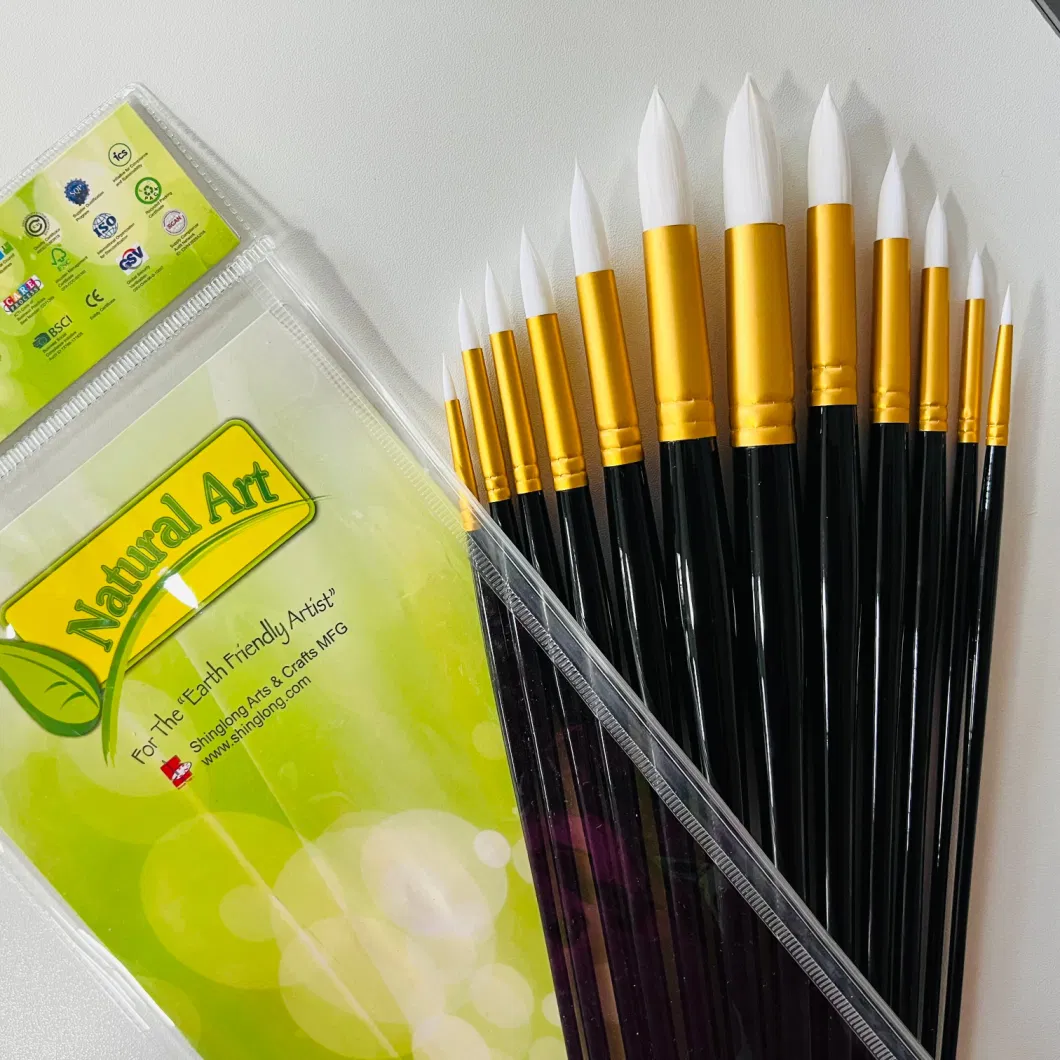 Acrylic Oil Brush Wholesale Round Head Artist Paint Brush