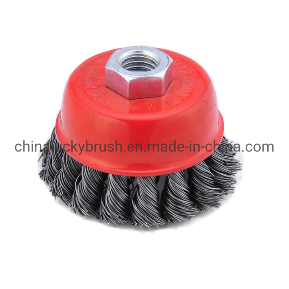 Hardware Tools Steel Wire Circular Wheel Wire Grinding Wheel Steel Wire Cup Brush Price for Grinding Machine and Angle Grinder (YY-335)