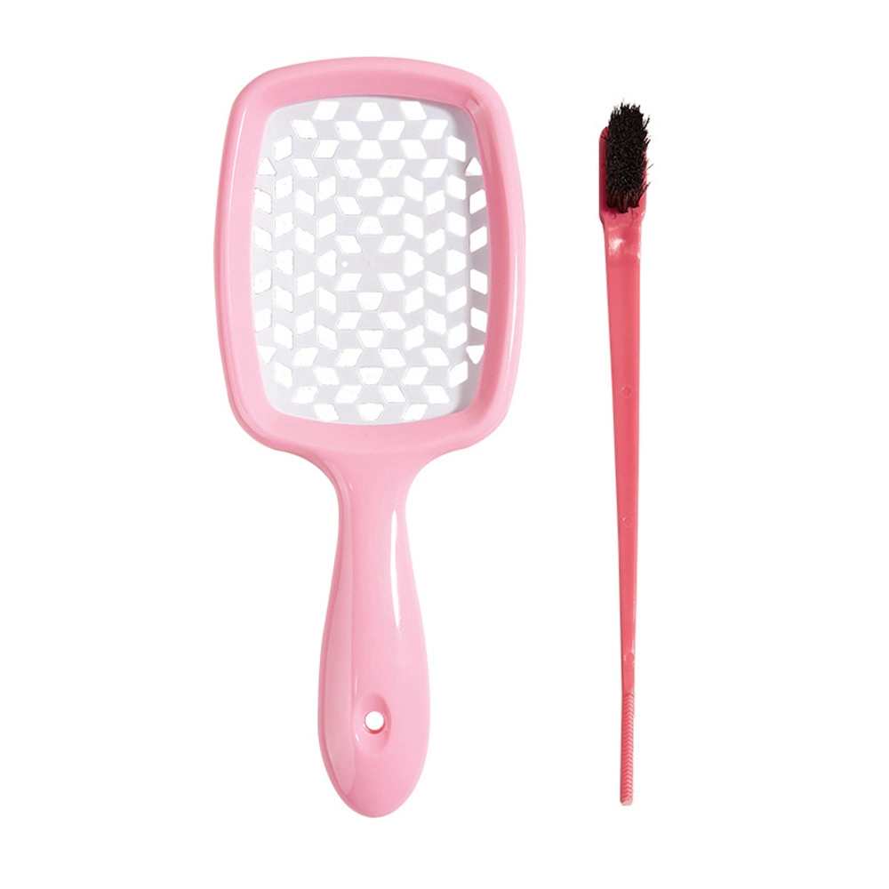 Custom Square Gridding Elastic Fluffy Detangling Vent Hair Brush