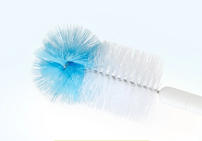 Custom Nylon Baby Bottle Cleaning Brush OEM ODM Sponge Bottle Brush