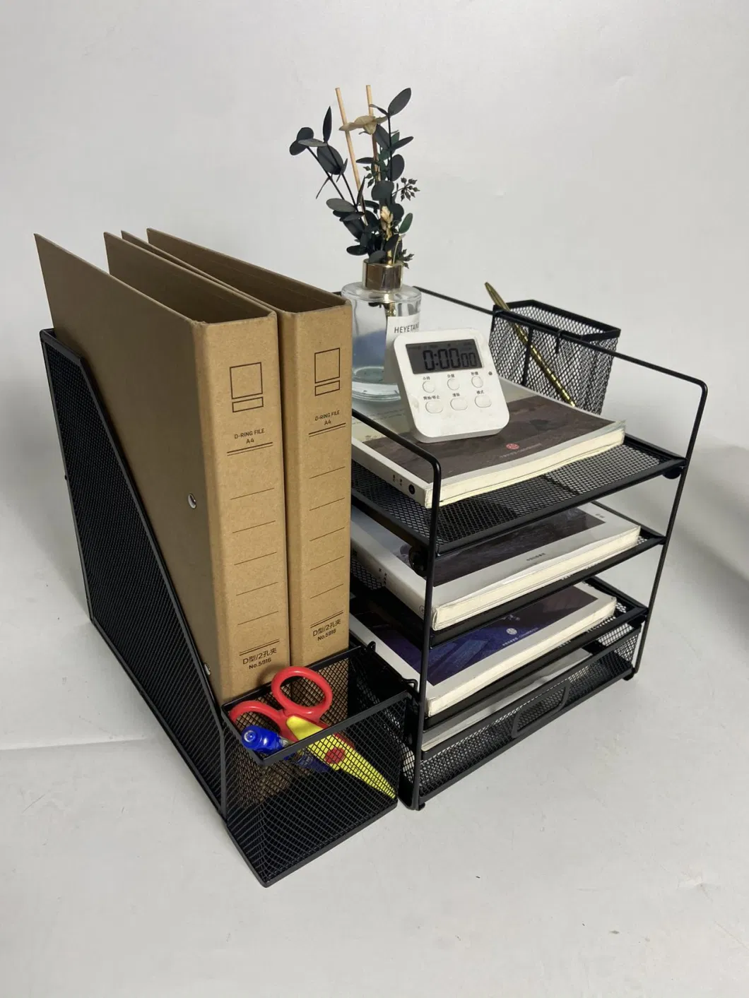 Multi-Tier Office Metal Documents Tray