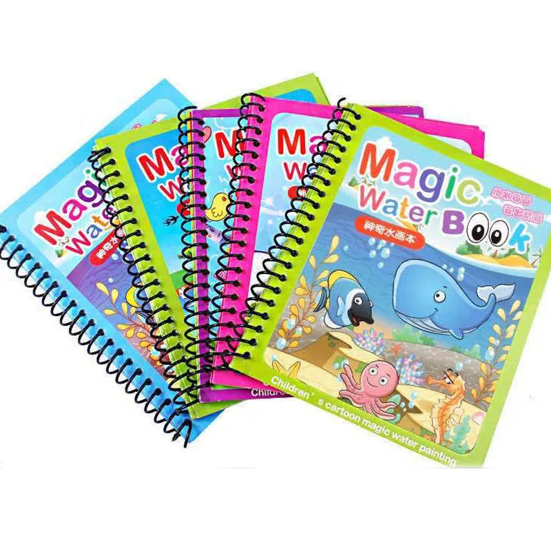 Cheap Price Kids Doodle Painting Book Drawing Coloring Magic Water Learning Toys