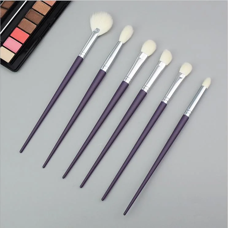 Wholesale Eye Makeup Brushes for Beginners 6PCS Fluffy Makeup Cosmetic Brush