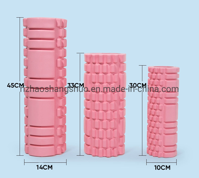 Customized Fitness Massage Yoga Wheel Roller Column EVA Paint Foam Roller