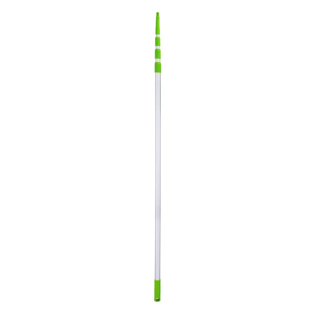 Long 4 Section Telescopic Aluminum Handle Window Squeegee Handle Extension Pole