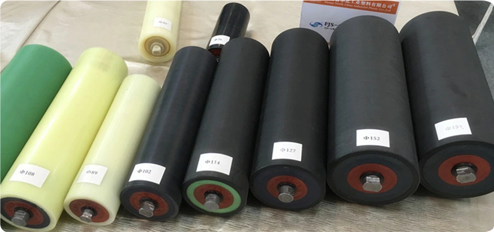 Polyurethane Conveyor Roller Belt Conveyor Steel Rollers HDPE Conveyor Rollers for Sale