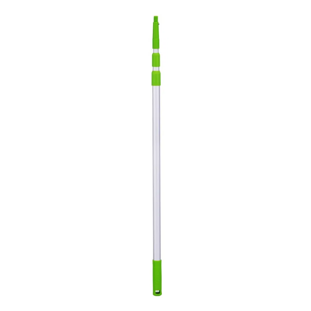 Long 4 Section Telescopic Aluminum Handle Window Squeegee Handle Extension Pole