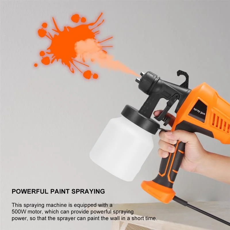 Tolhit 400W Airless Paint Sprayer Gun Electric Home Painting Tools