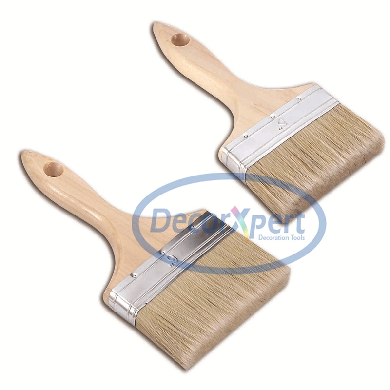 100% Filament Ployester, High-Quality Beech Wood, Bristle Paint Brush