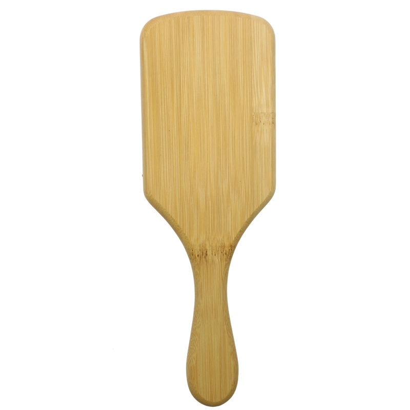 2022 New Custom Belle Hair Tangle Teaser Square Shaped Wooden Paddle Brush