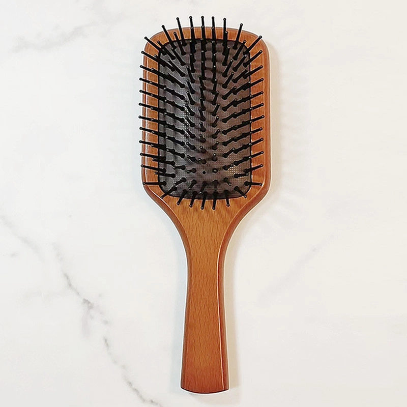 Eco-Friendly Professional Wood Comb Small Square Air Cushion Hair Brush