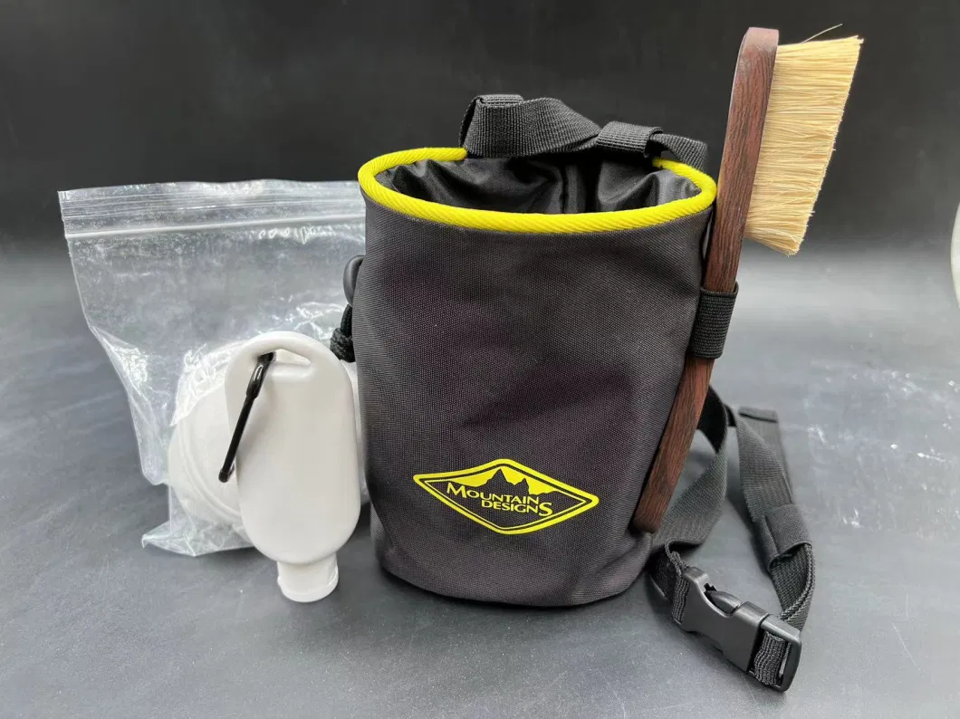 Outdoor Chalk Bucket Chalk Bag Climbing Chalk Brush for Rock Climbing &amp; Bouldering