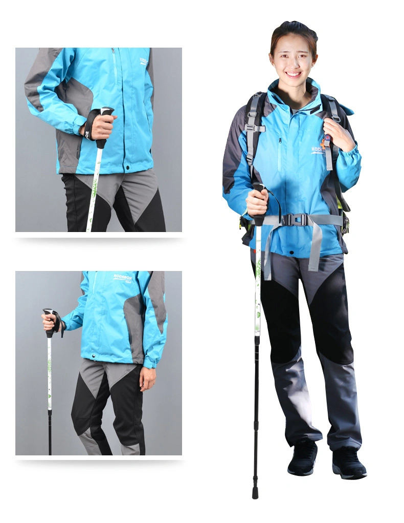 6061 Lightweight Aluminum Antishock Trekking Snowshoe Pole with Carrying Tote Bag