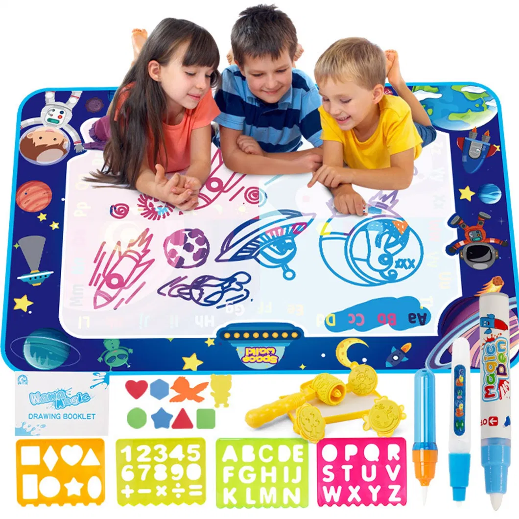 Water Doodle Mat Kids Painting Writing Doodle Toy Mat Color Doodle Drawing Mat Bring Magic Pens Educational Toys