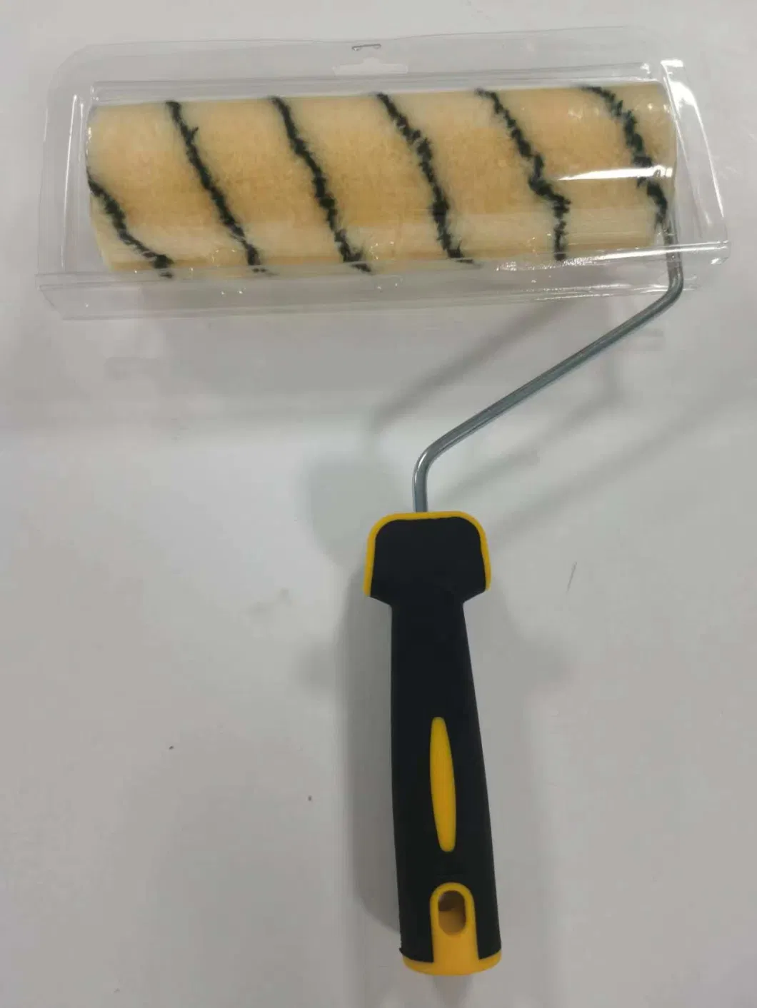 Yunxiao Factory New Blister Package Paint Roller with Tiger Stripe Paint Roller Cover and Rubber Handle