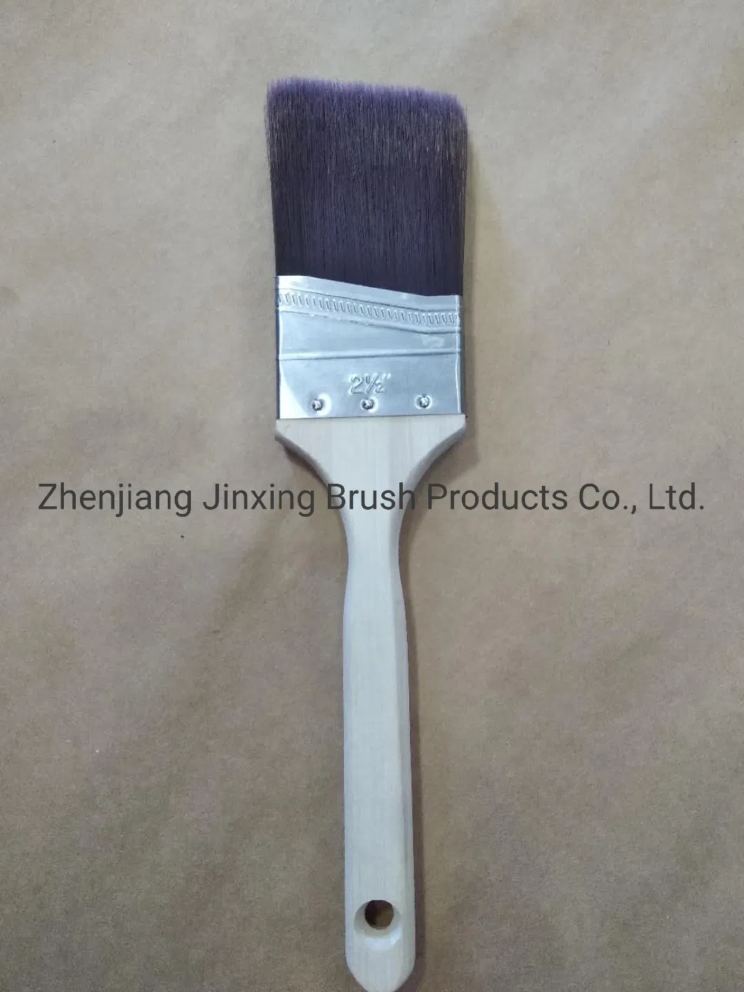 Long Handle Paint Brush, 2.5&quot; Oval Ferrule Paint Brush