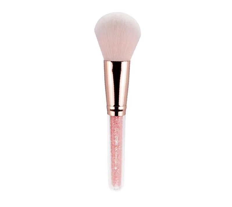 Pink Nylon Hair Inner Drill Handle Makeup Tools Loose Powder Brush