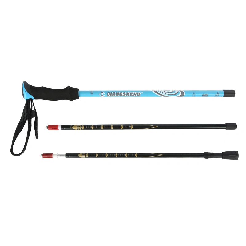 6061 Lightweight Aluminum Antishock Trekking Snowshoe Pole with Carrying Tote Bag