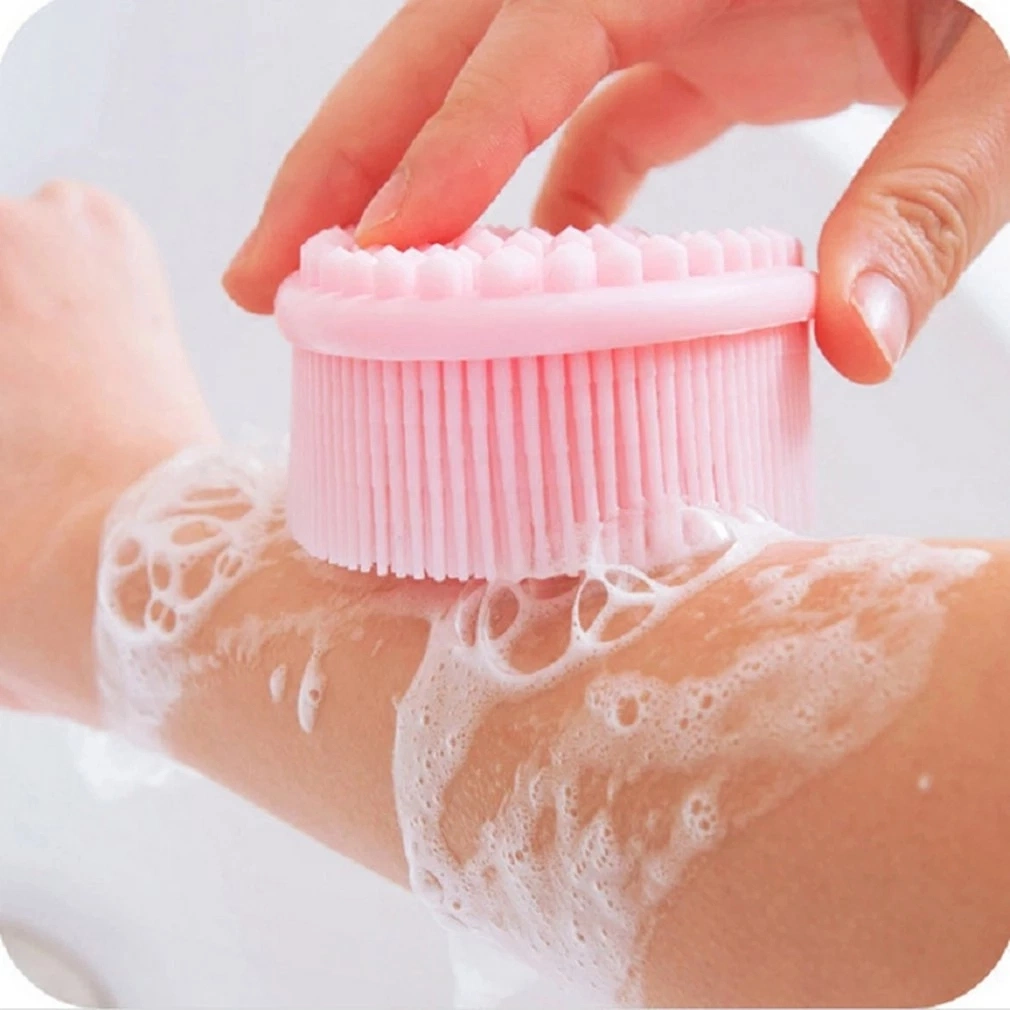 Hot Sale Silicone Body Brush Baby Shower Sponge Dry Massage Brush Bath Towels for Body