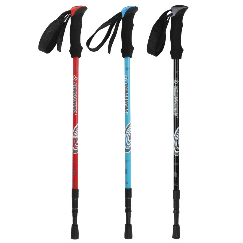 6061 Lightweight Aluminum Antishock Trekking Snowshoe Pole with Carrying Tote Bag