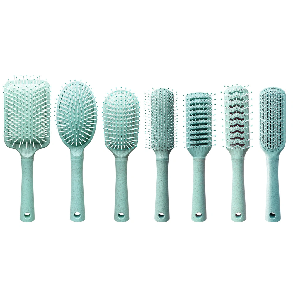 Custom Square Gridding Elastic Fluffy Detangling Vent Hair Brush