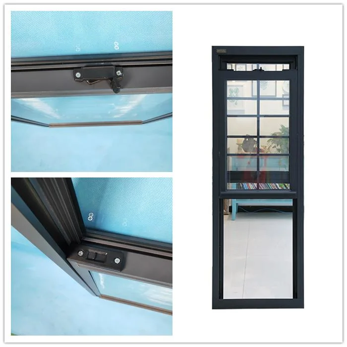 Double Hung Windows Lifetime Warranty Aluminum Alloy Frame Double Hung