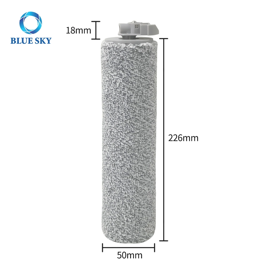 Wet and Dry Soft Fluffy Roller Brush Compatible with Xiaomi Mijia Shunzao H100 PRO Robot Vacuum Cleaner Parts Accessories