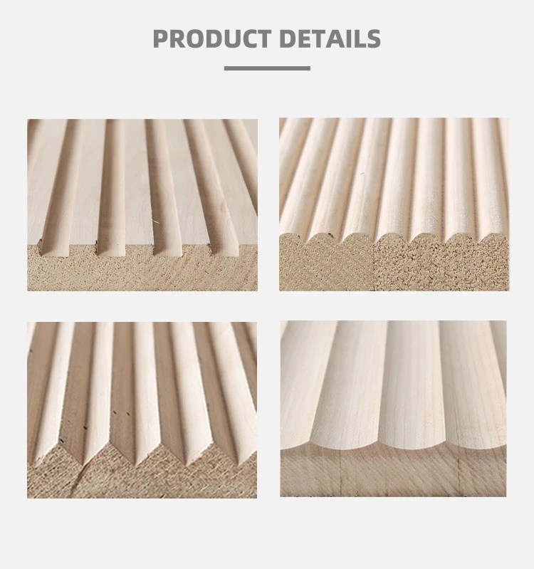 Mumu High-Quality Rustic Stripe Wood Composite Cladding for Home Decoration 3D Wall Panel Board Divider Panel MDF Panels Wood Veneer Board Ceiling Panel