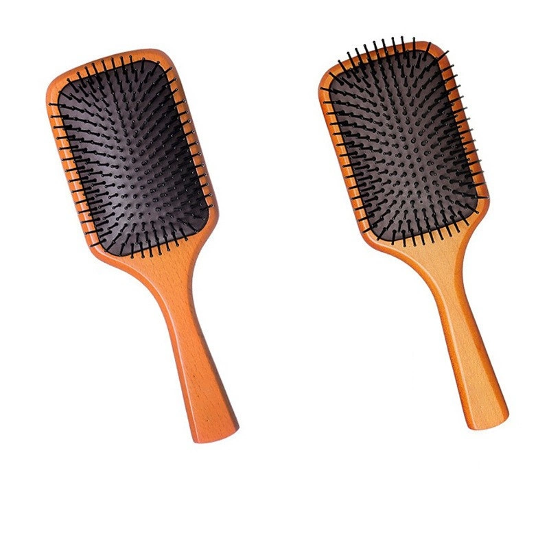 Eco-Friendly Professional Wood Comb Small Square Air Cushion Hair Brush
