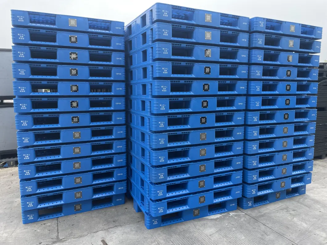 Plastic Pallets Forklift Moisture-Proof Warehouse Storage Stackable Reversible Heavy Duty Warehouse Tray