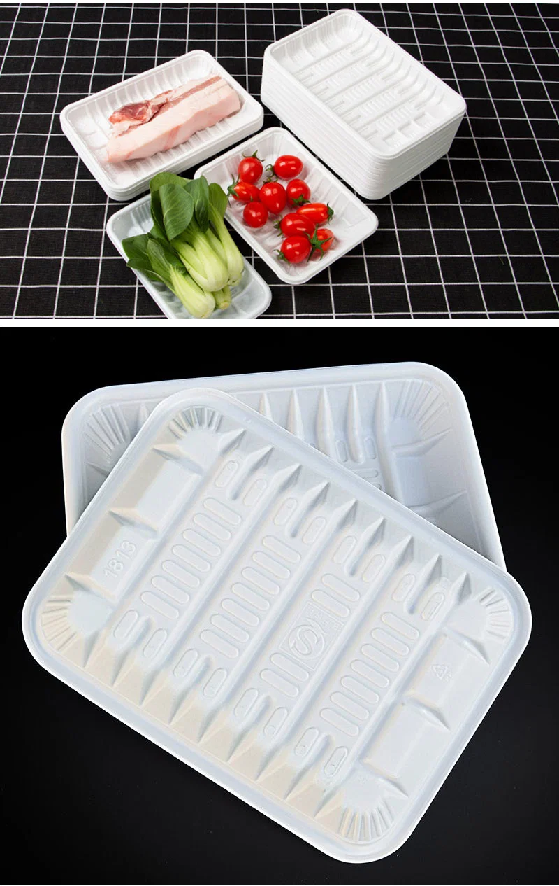 Disposable Fresh Packaging Frozen Food PP Plastic Meat Tray for Supermarket