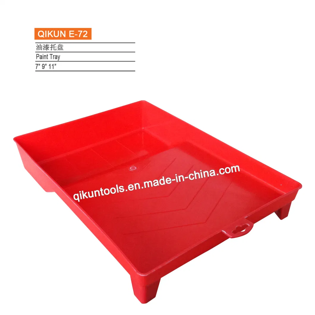 E-71 Hardware Decorate Paint Hand Tools Square Type Plastic Paint Tray