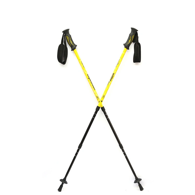 High Quality Foldable Trekking Poles Aluminium Alloy Nordic Walking Sticks Walking Poles Alpenstock