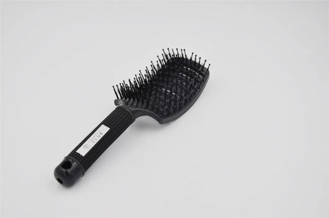 Hair Brush with Curved Bent