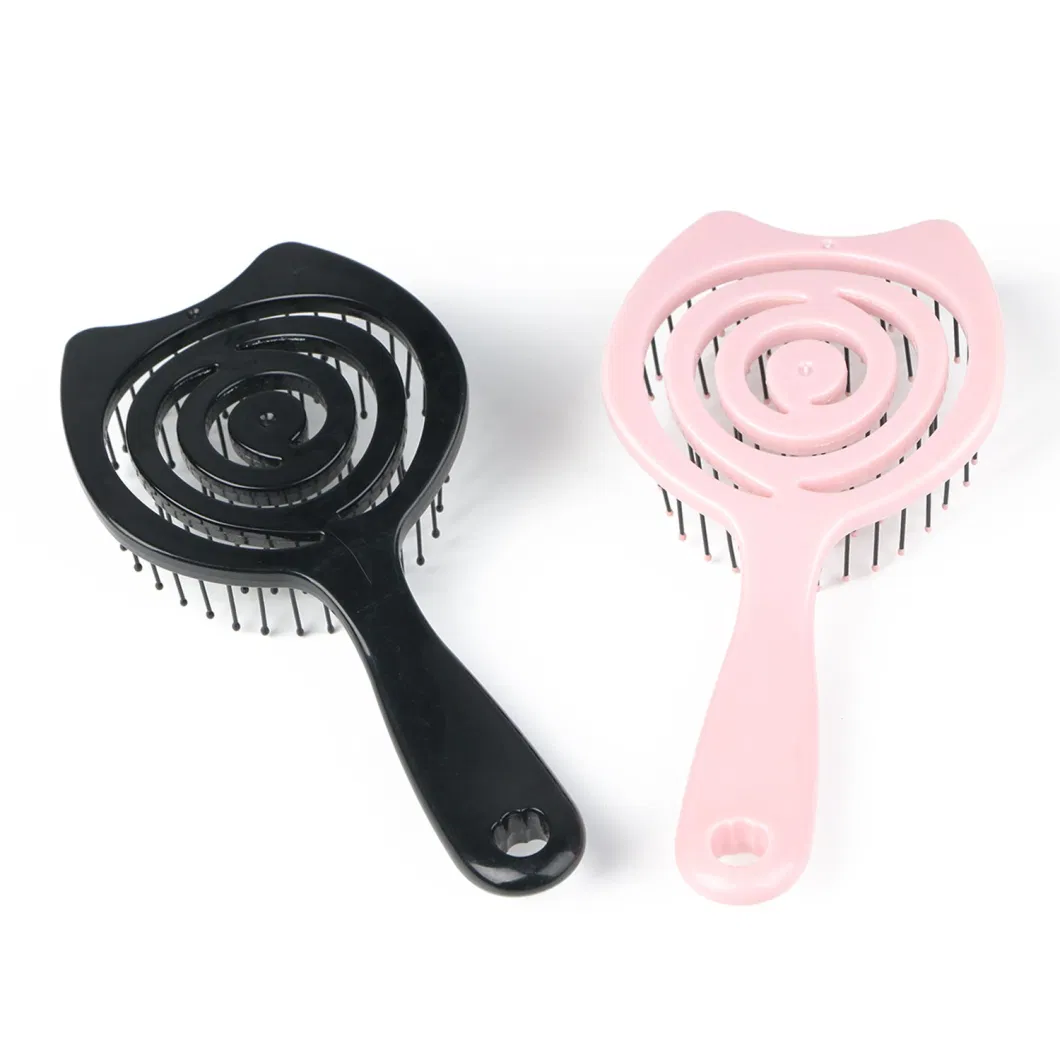 Cat Air Combing Hair Styling Brush Home Fluffy Combing Unbrush Detangling Hair Brush for Women and Girl