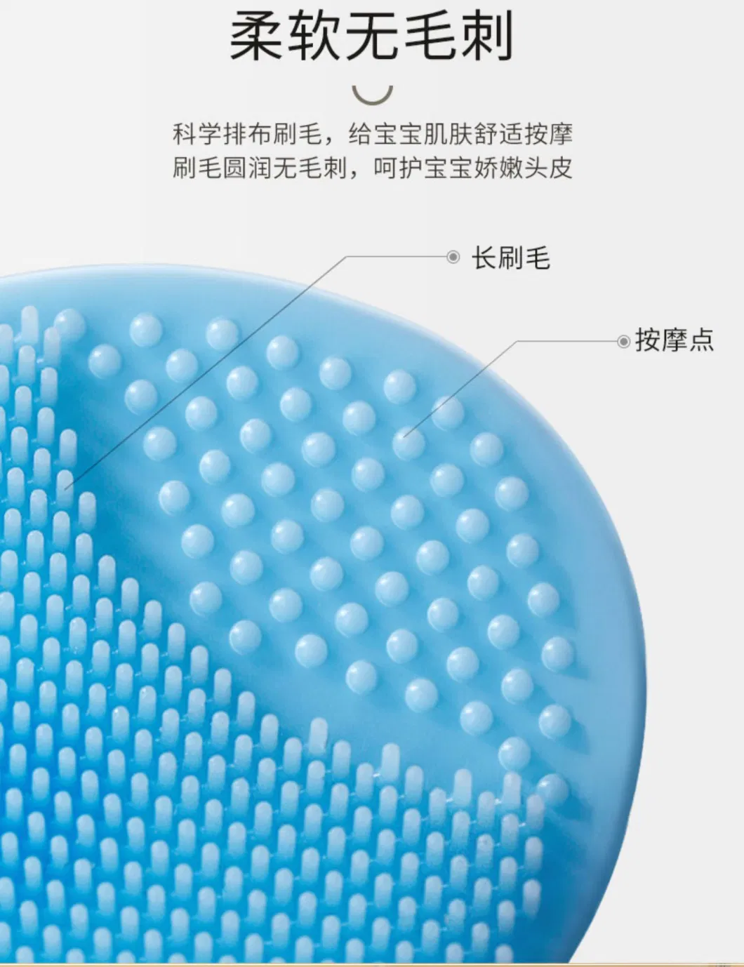 High Quality Soft Facial Face Wash Brush Silicone Reused Wash Face Brush Popular Face Wash Foam Facial Cleanser Brush