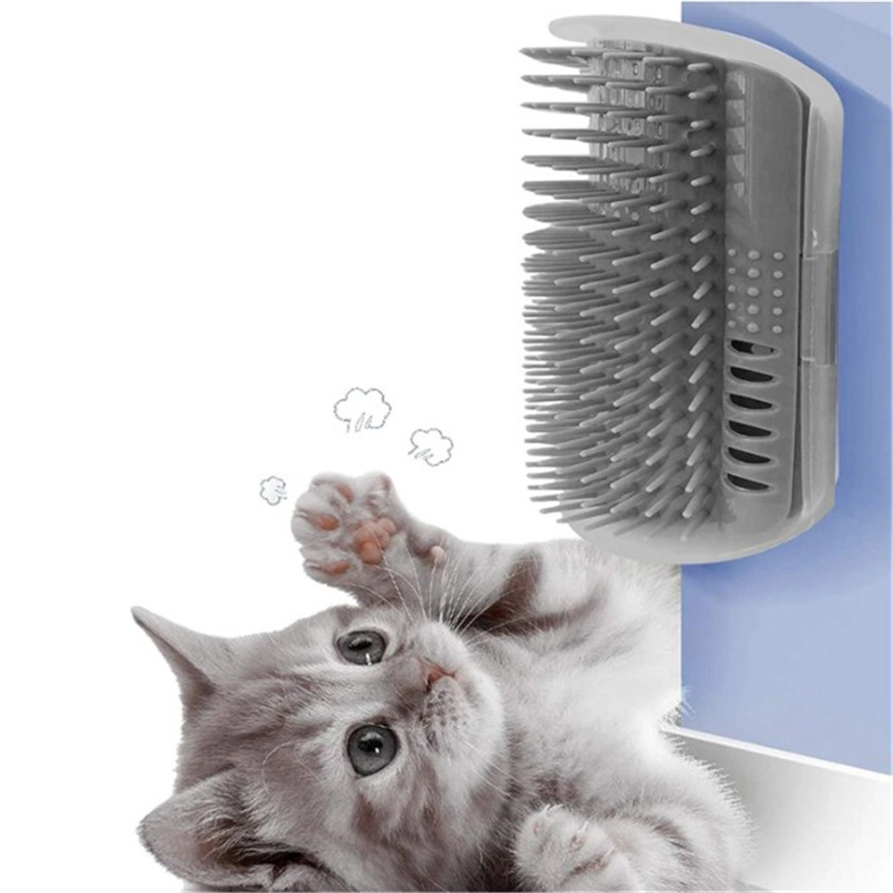 Cat Self Groomer Pet Massage Comb Cat Wall Corner Brush