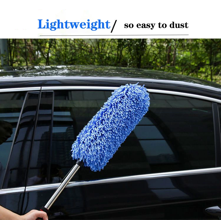 Long Telescopic Pole Washer Soft Car Mop Window Kit Car Interior Brush Cleaning