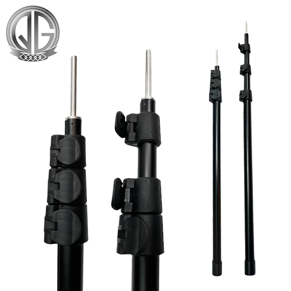 High Performance Carbon Fiber Extension Telescopic Pole with Spring Button Lock