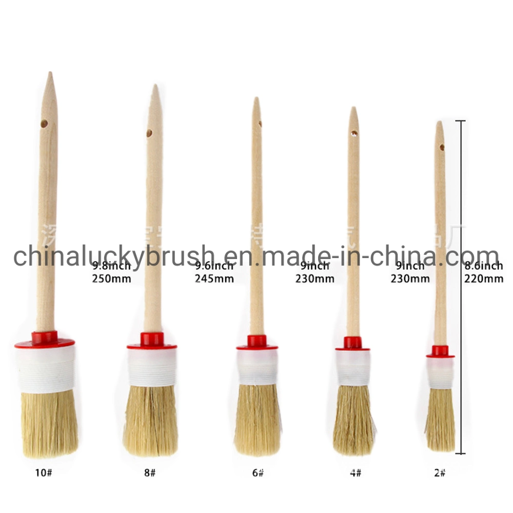 Wooden Functional Cleaning Brush for Motor Vehicle Interior Cleaning Beauty Set Brush (YY-1010)