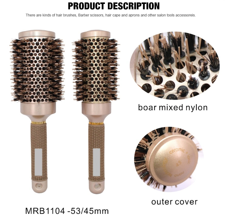 Hot Sell Professional Salon Nano Ceramic Round Hair Brush