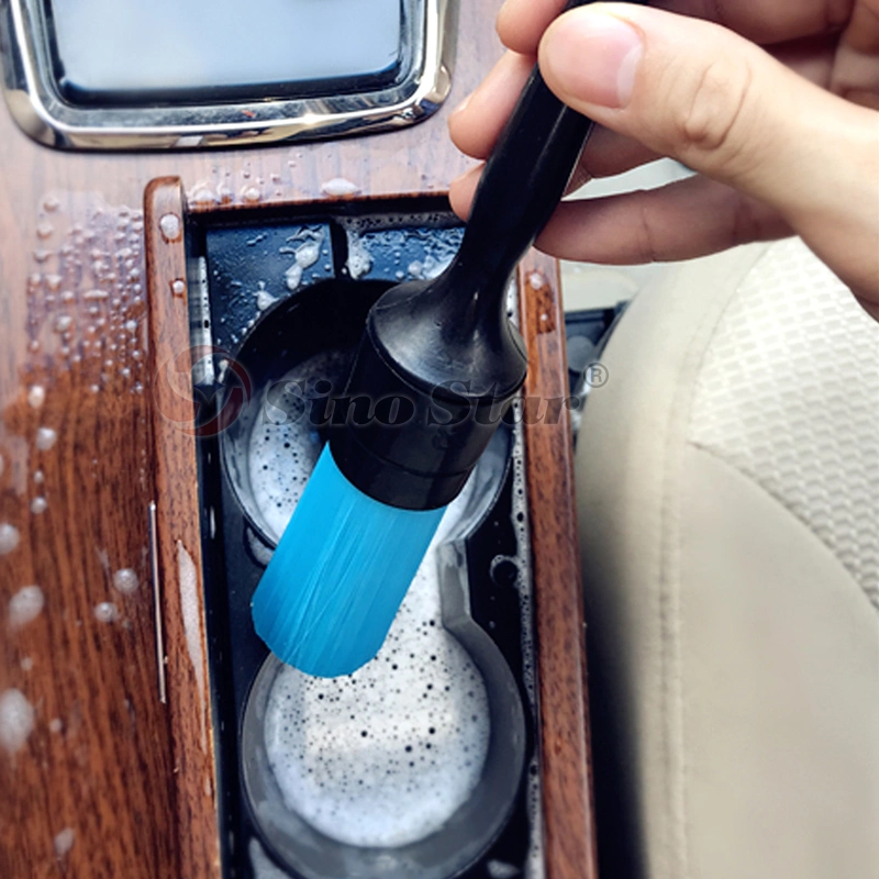 Ultra- Soft Car Detailing Brushes Auto Detail Brush Kit for Elegant Surfaces Interior Exterior No Scratch for Cleaning Engine