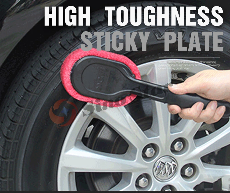 New Auto &amp; Car Tire Wheel Waxing Polishing Sponge Washing Cleaning Brush Long Handle Brush Wax Polishing Washer