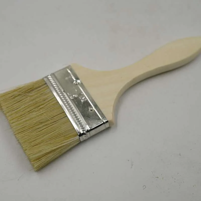 Plastic Cheap Handle White Hair Paint Brush High Quality New Painting Wall Type Application