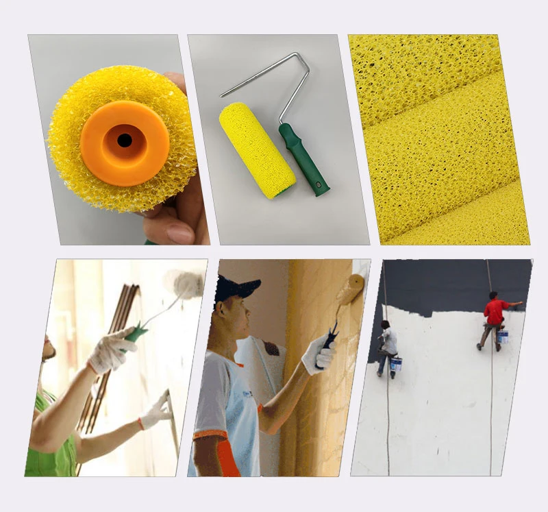 Durable Wall Painting Tool Foam Sponge Painting Roller Brush