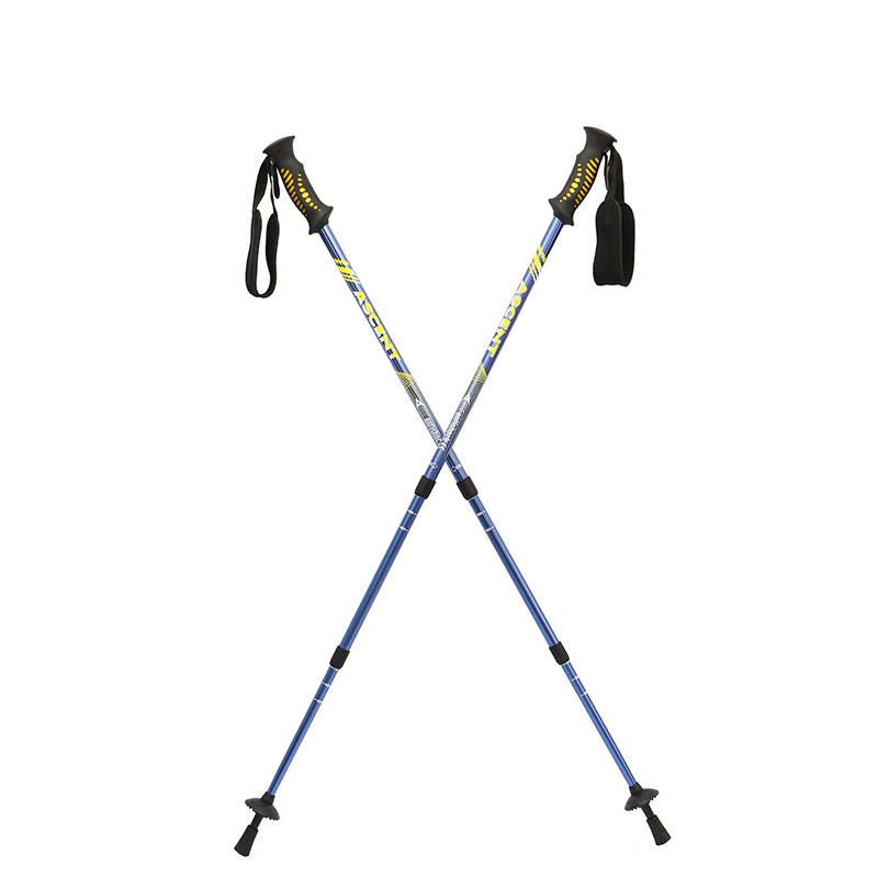 High Quality Foldable Trekking Poles Aluminium Alloy Nordic Walking Sticks Walking Poles Alpenstock