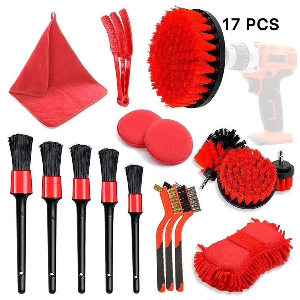 13PCS Detailing Brush Set Car Detailing Kit for Auto Detailing Cleaning Car Motorcycle Interior Air Vents