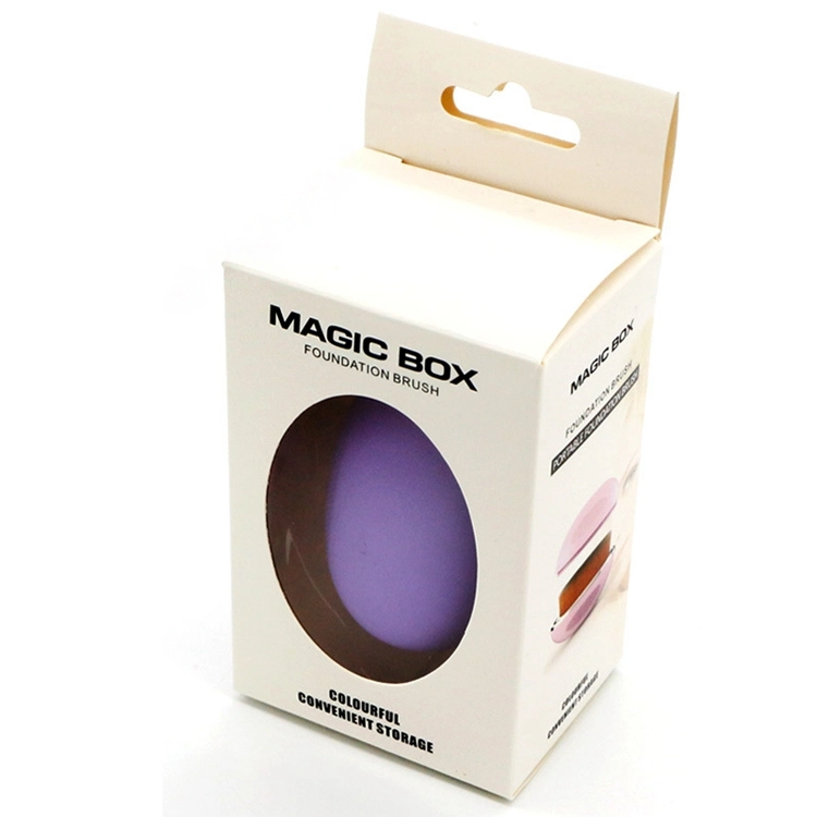 New Arrival Personality Colorful Portable Magic Egg Single Oval Make up Kabuki Foundation Makeup Brush